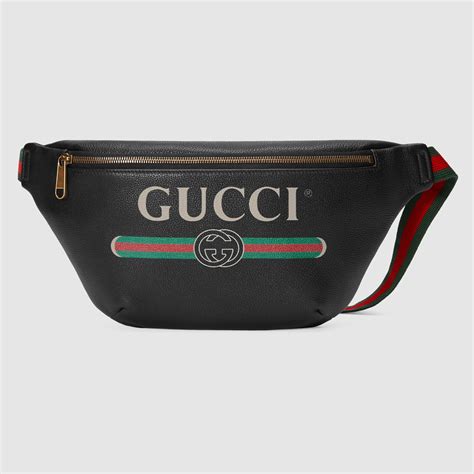 black gucci print leather belt bag buy from cjina|gucci gg belt bag price.